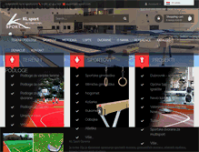 Tablet Screenshot of kl-sport.com